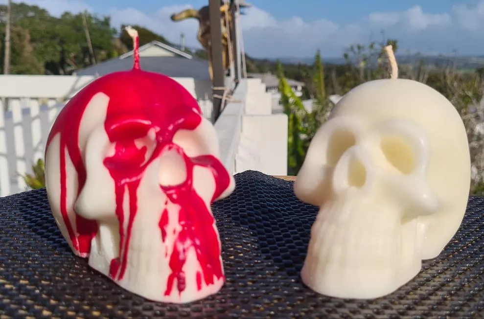 SKULL CANDLES handmade by me