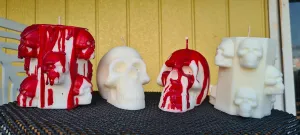 SKULL CANDLES handmade by me