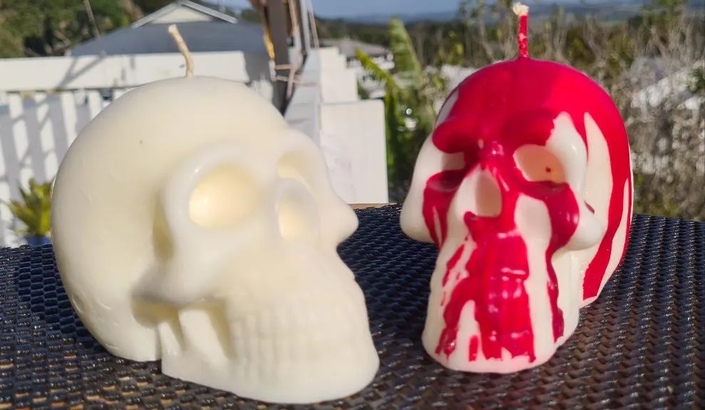 SKULL CANDLES handmade by me