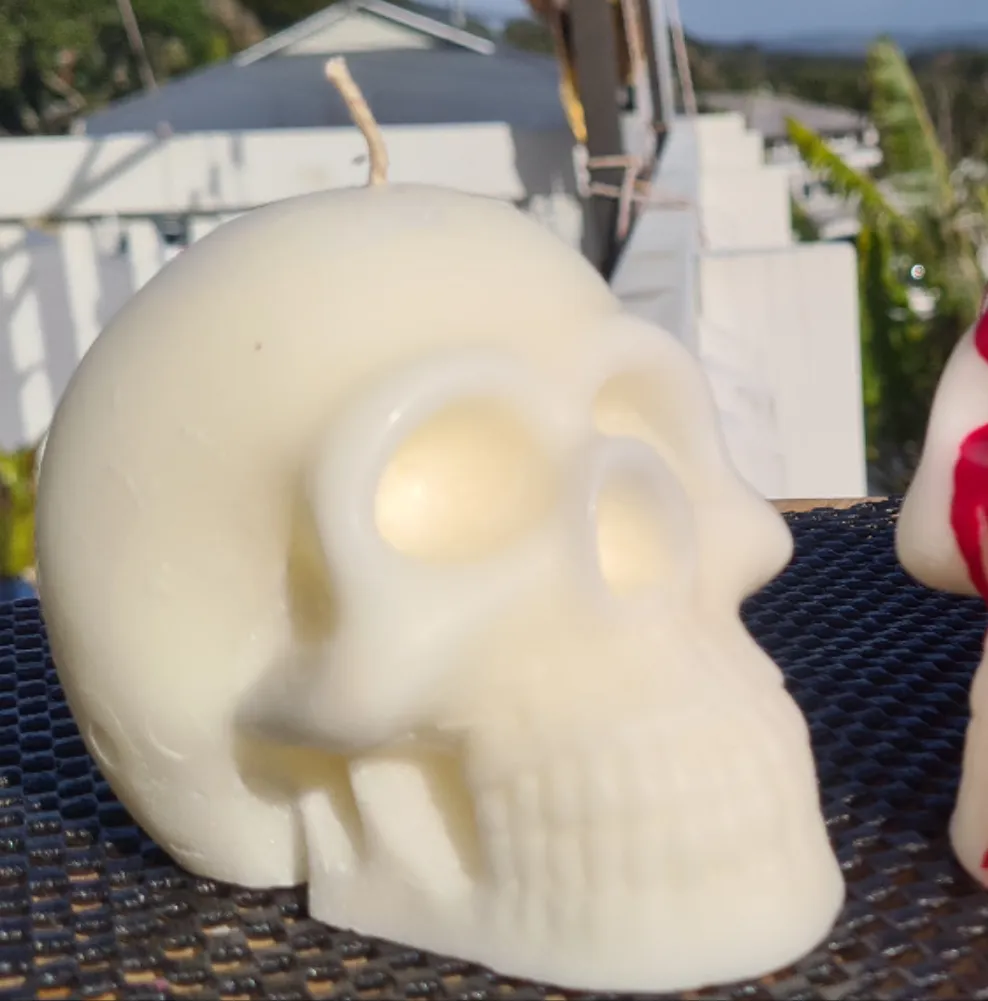 SKULL CANDLES handmade by me