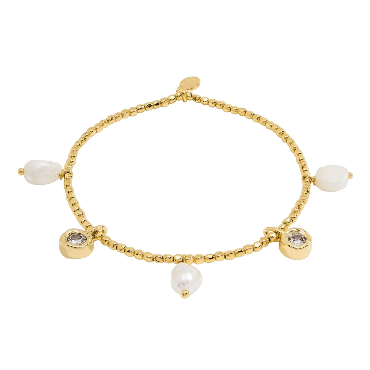 Solaria Baroque Pearl Bracelet | Gold Plated