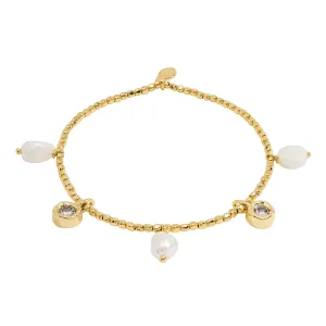 Solaria Baroque Pearl Bracelet | Gold Plated