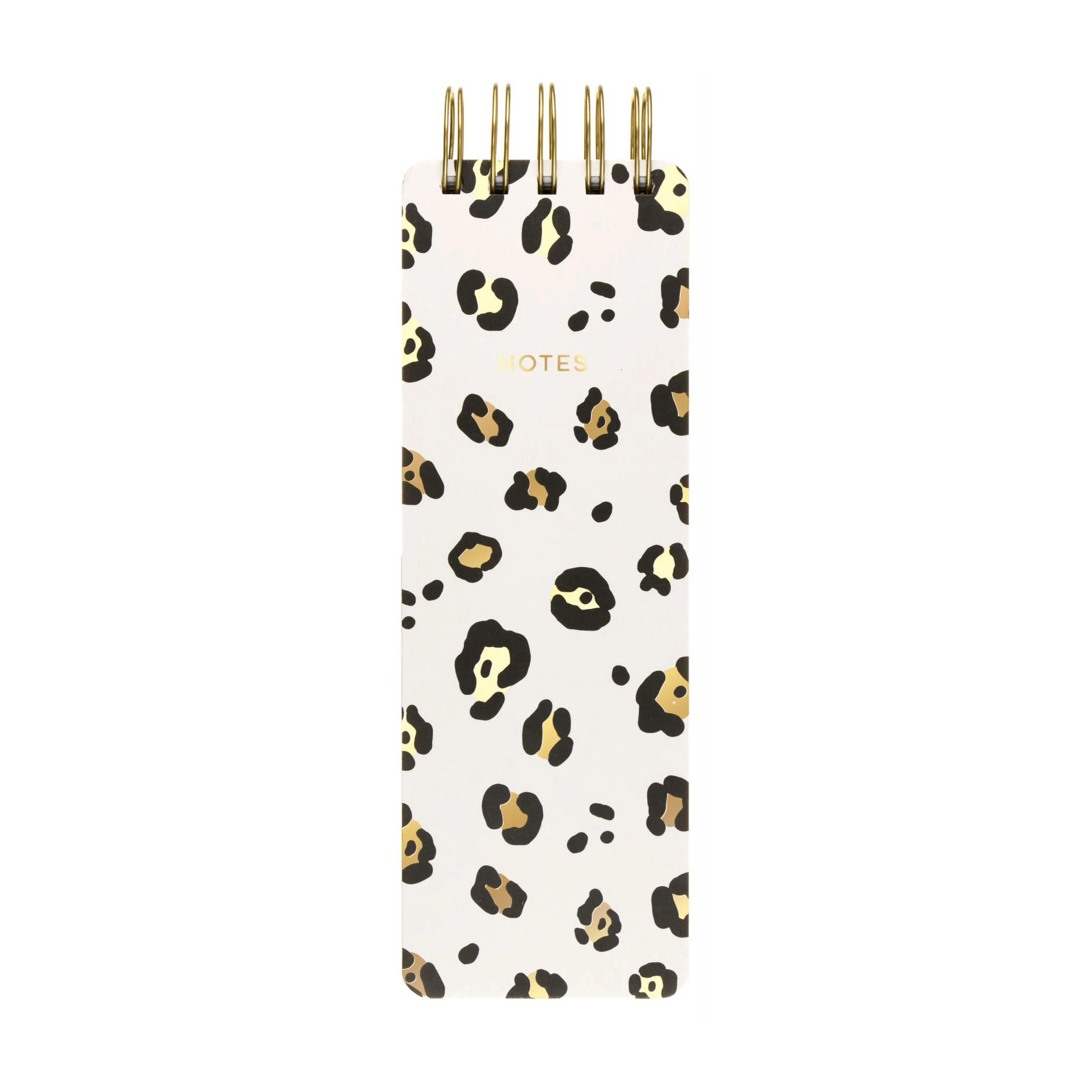 Spiral Memo List Pad | Leopard Print | 3x8.5"