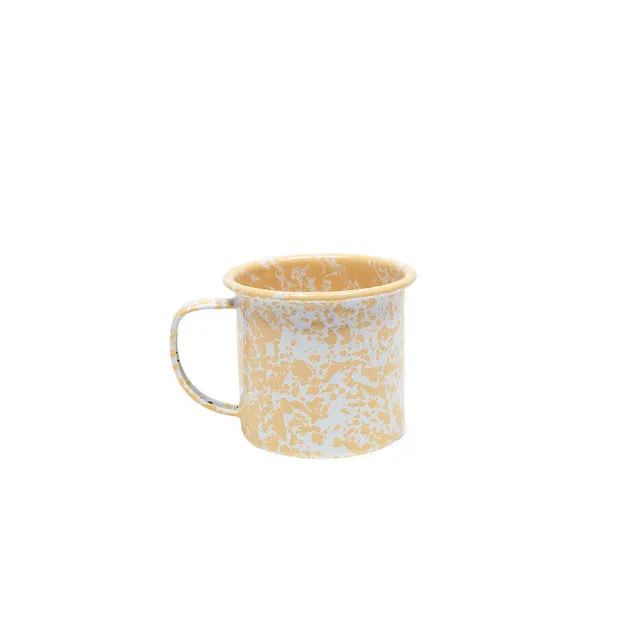 Splatter 12 oz Mug - Yellow Splatter