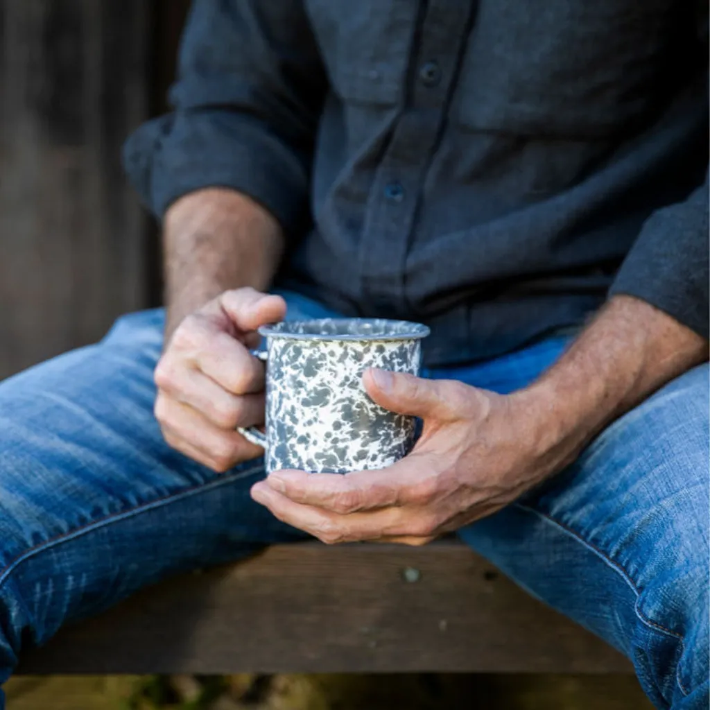 Splatter 12 oz Mug - Yellow Splatter