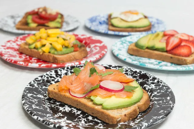 Splatter Flat Salad Plate - Yellow Splatter