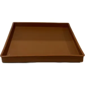 Square Patio Saucer, Terracotta