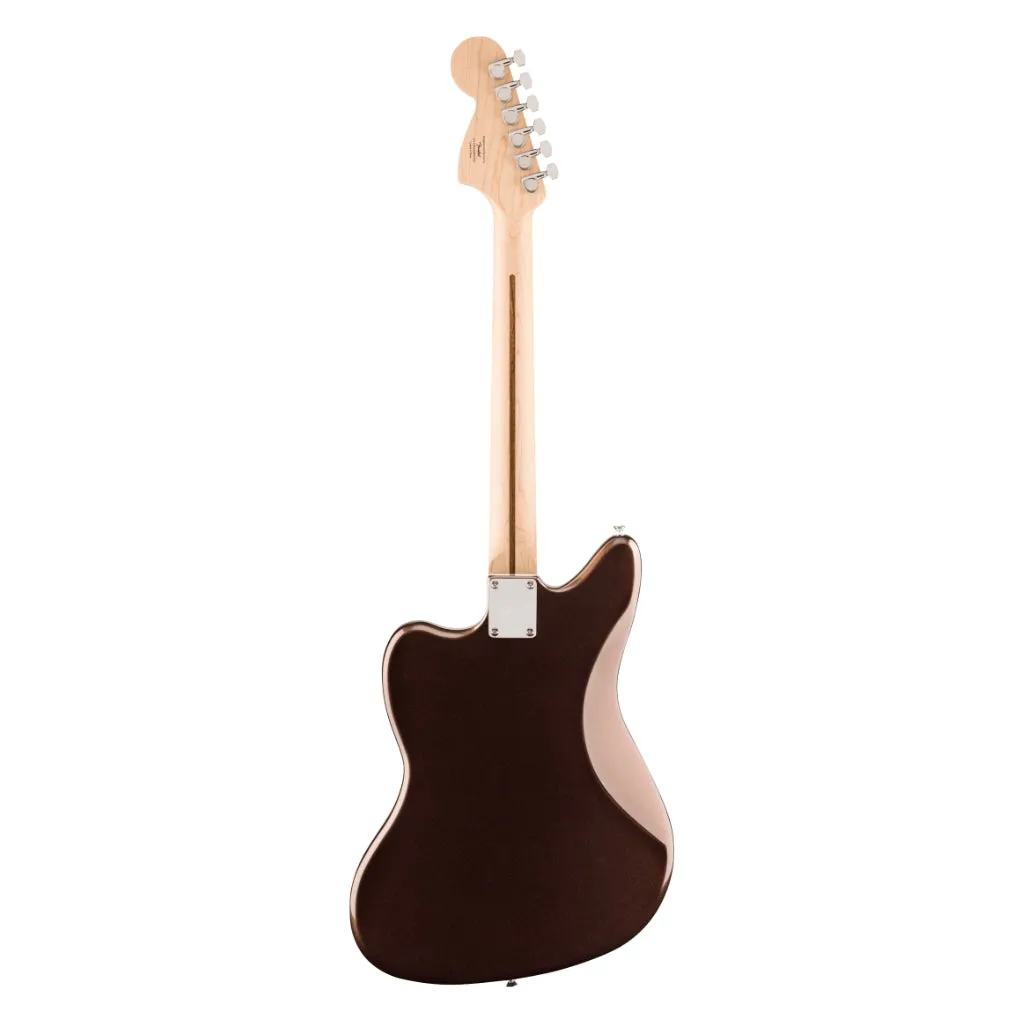 Squier Affinity Series Jaguar with Maple Fingerboard and White Pickguard - Mystic Metallic Brown