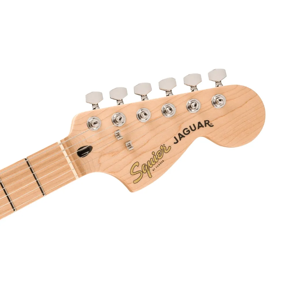 Squier Affinity Series Jaguar with Maple Fingerboard and White Pickguard - Mystic Metallic Brown