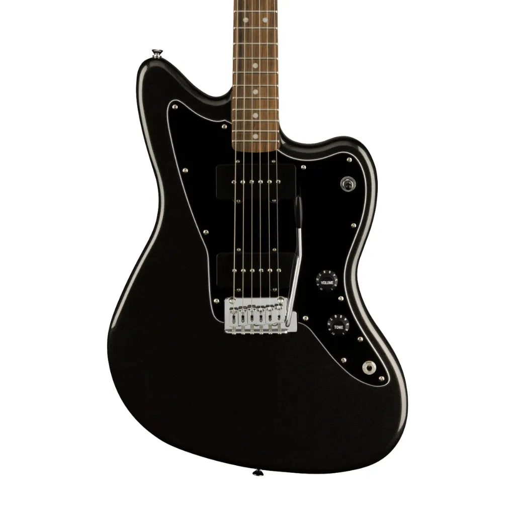 Squier FSR Squier Affinity Jazzmaster, Laurel Fingerboard, Metallic Black