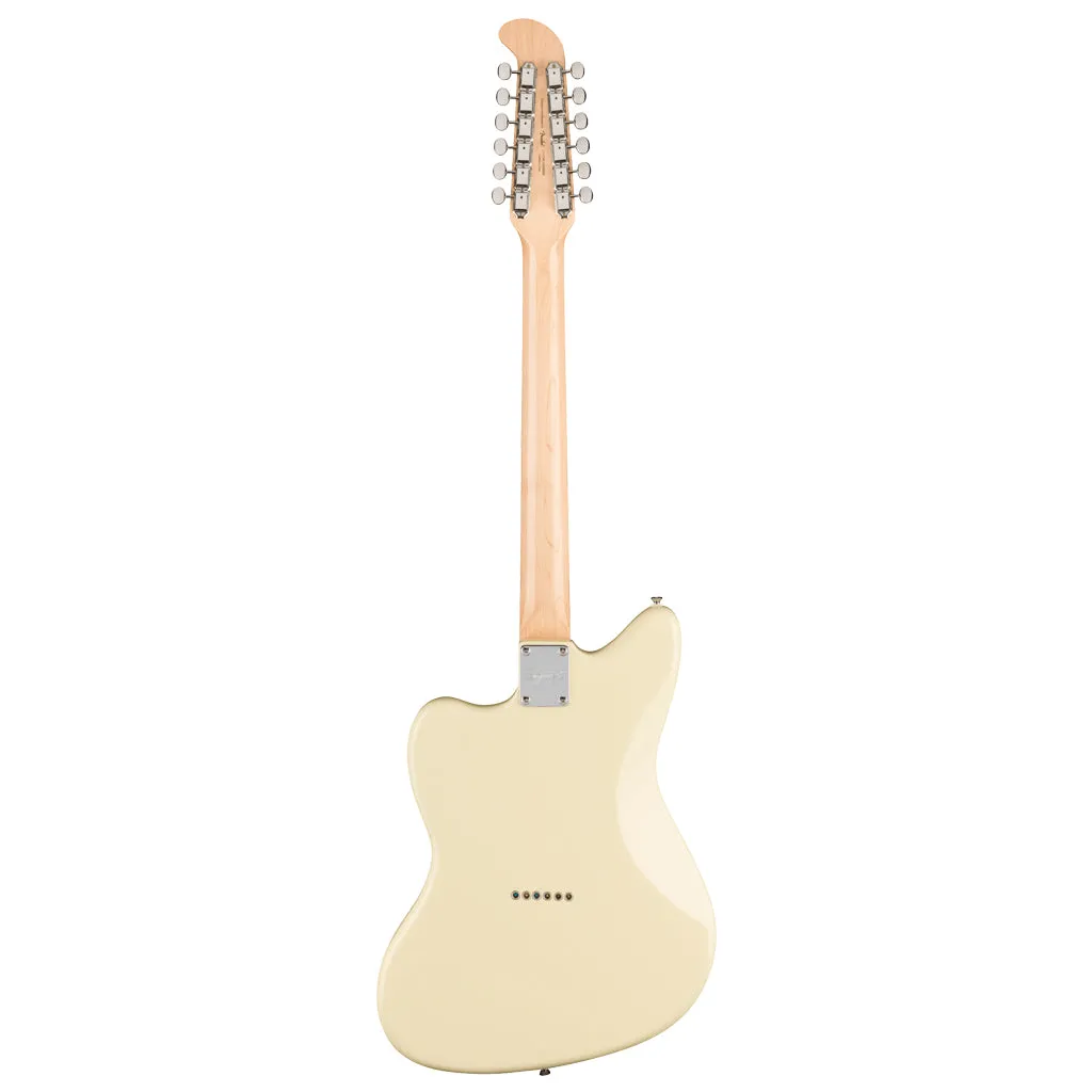Squier Paranormal Jazzmaster XII, Laurel Fingerboard, Tortoiseshell Pickguard, Olympic White