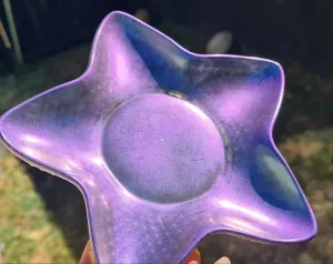 STARFISH CRYSTAL/TRINKET DISH-made by me-4 colours avail