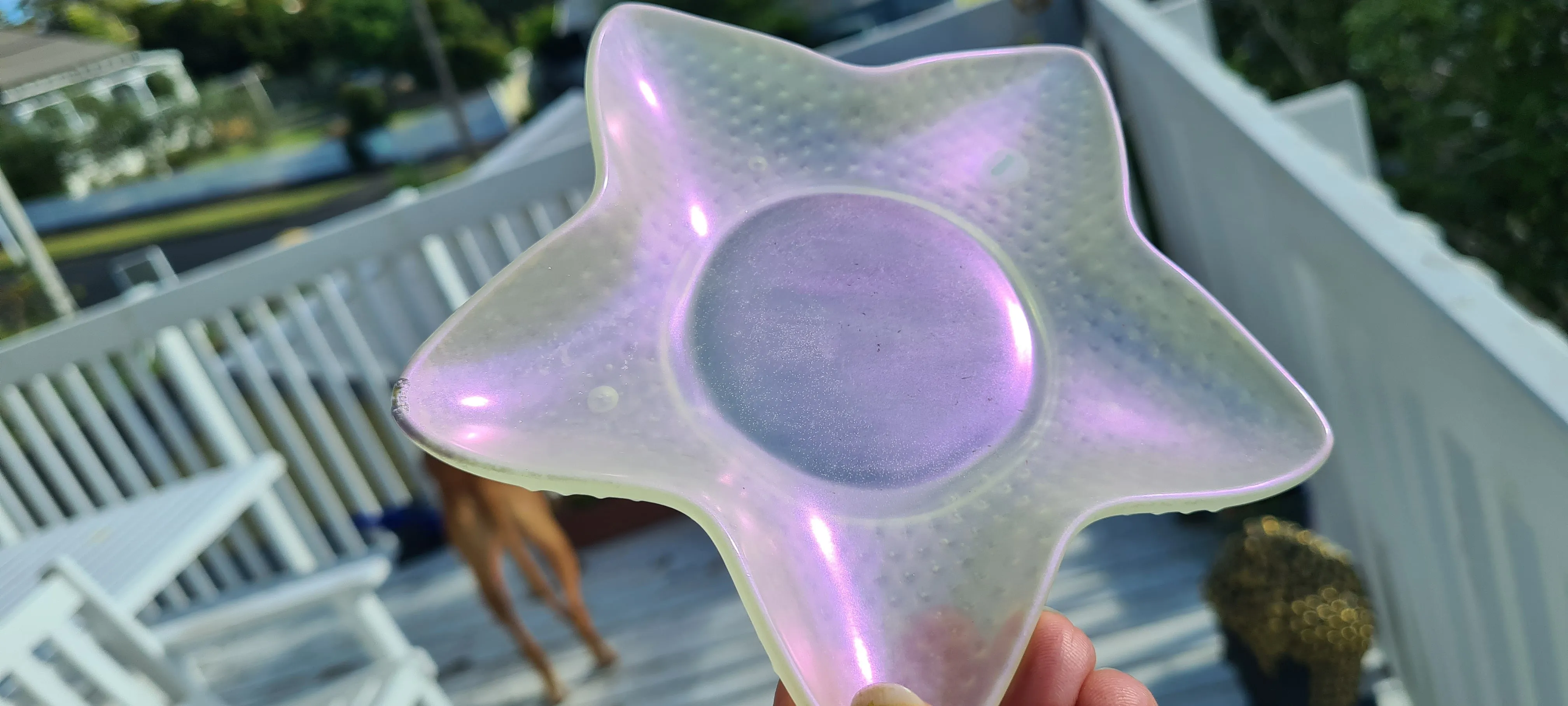 STARFISH CRYSTAL/TRINKET DISH-made by me-4 colours avail