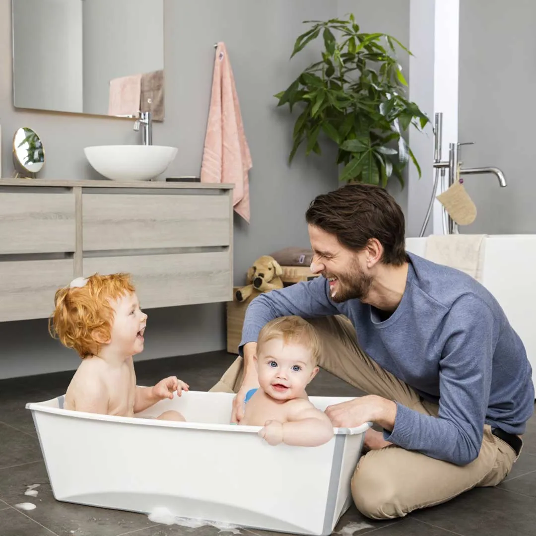 Stokke Flexi Bath Bundle - White Aqua
