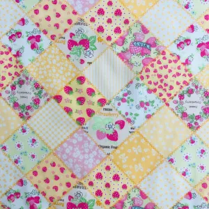 Strawberry Party - Yellow - Atsuko Matsuyama - 30's Collection - Yuwa
