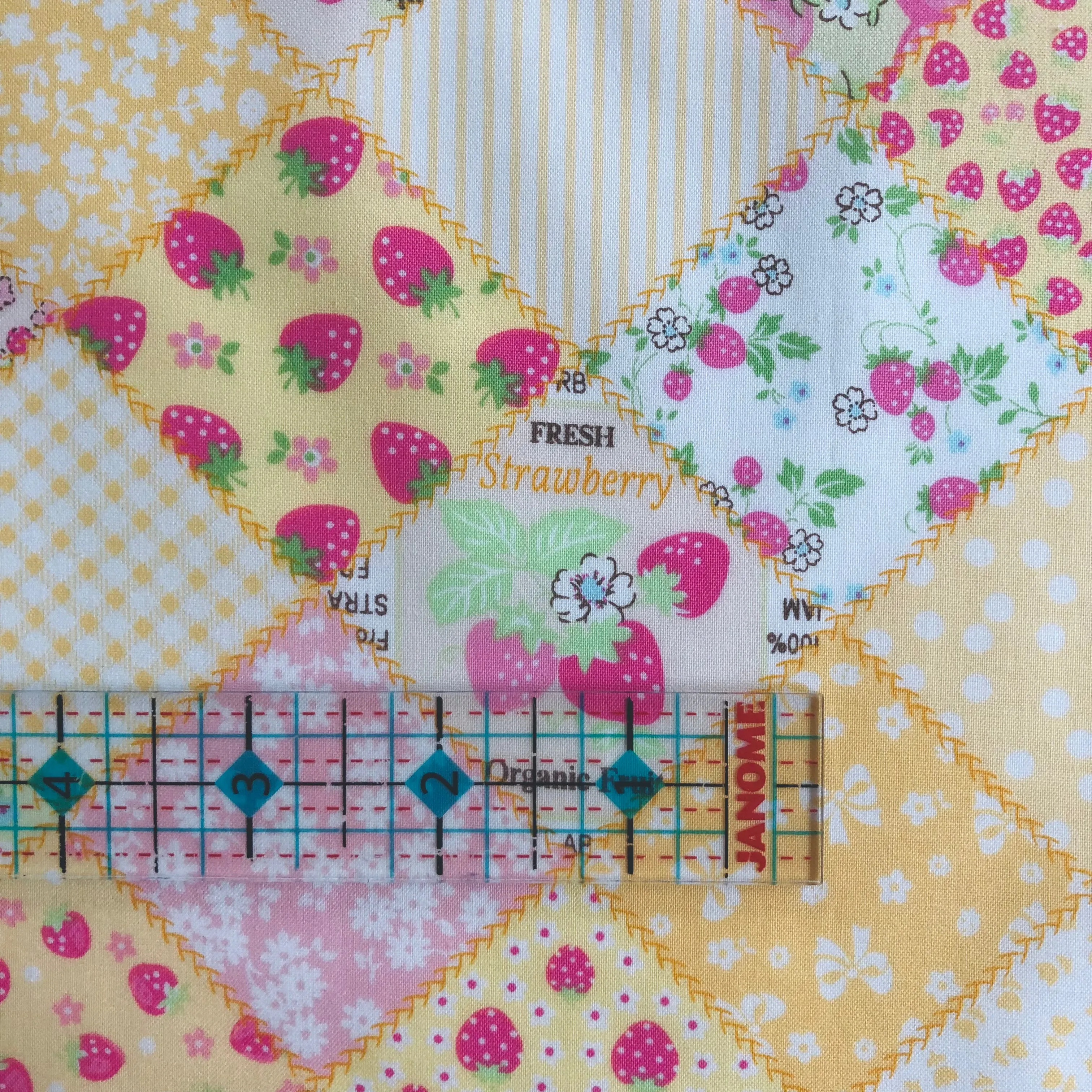 Strawberry Party - Yellow - Atsuko Matsuyama - 30's Collection - Yuwa