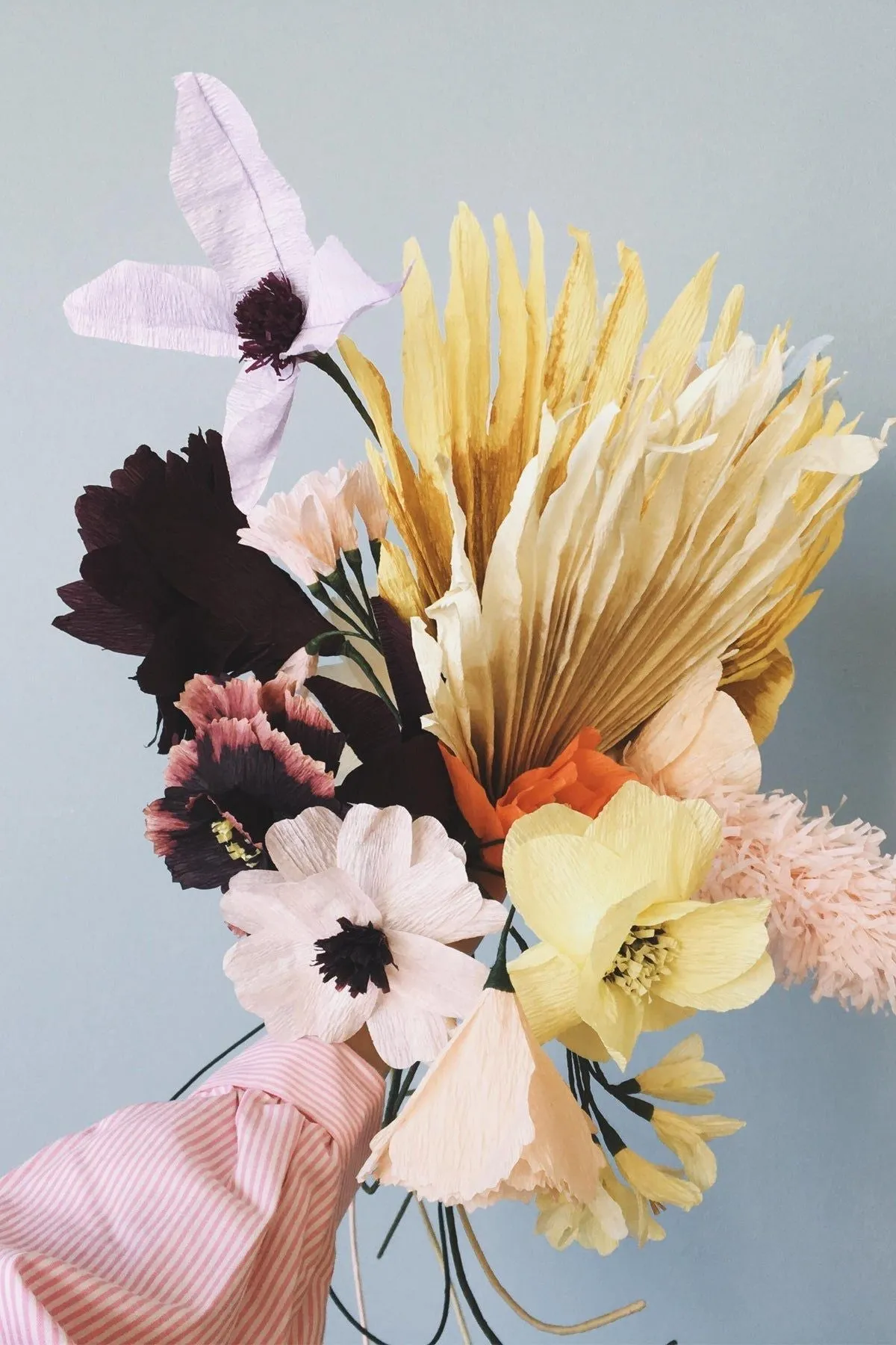Studio About Paper Flower Daisy, Bordeaux