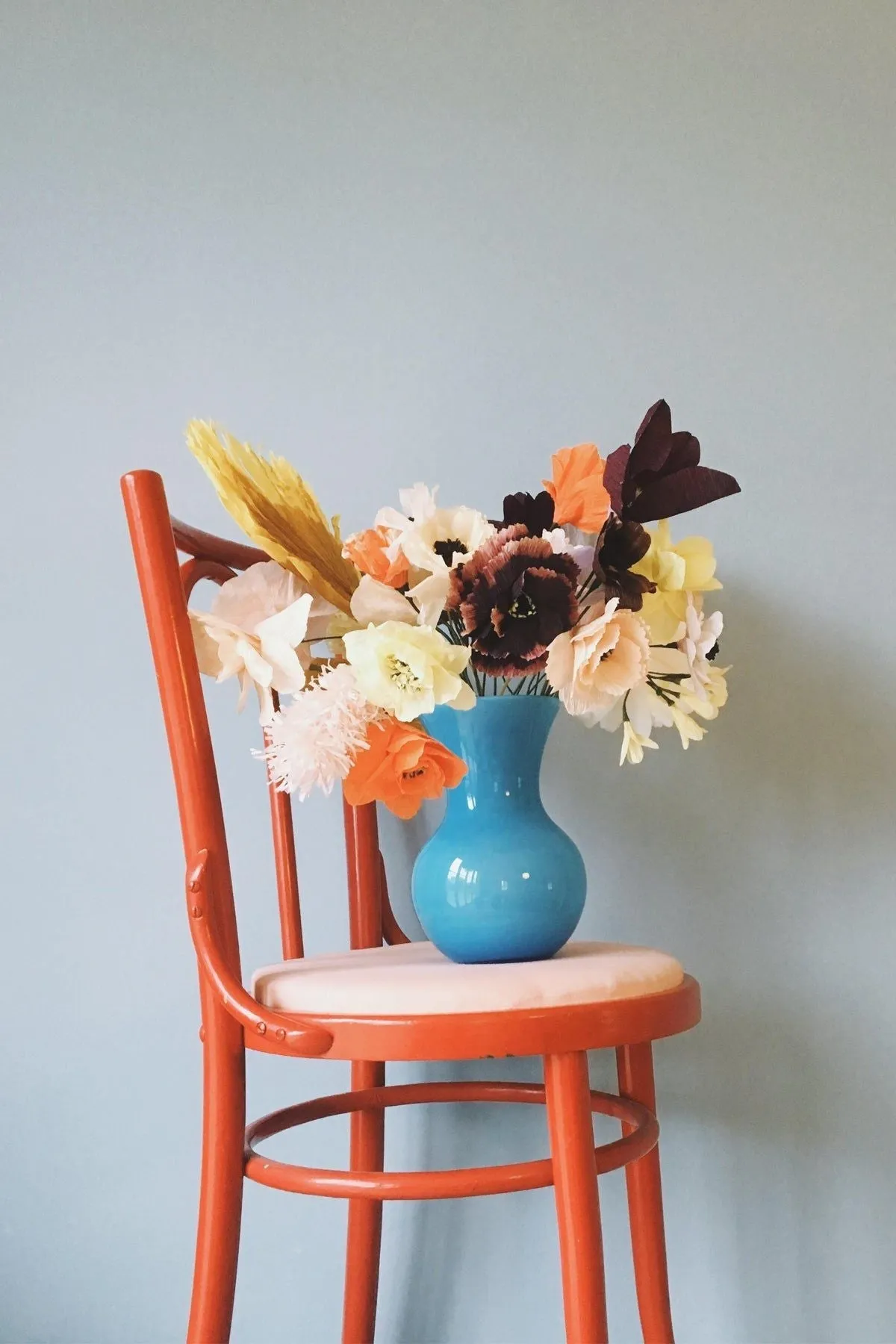 Studio About Paper Flower Daisy, Bordeaux