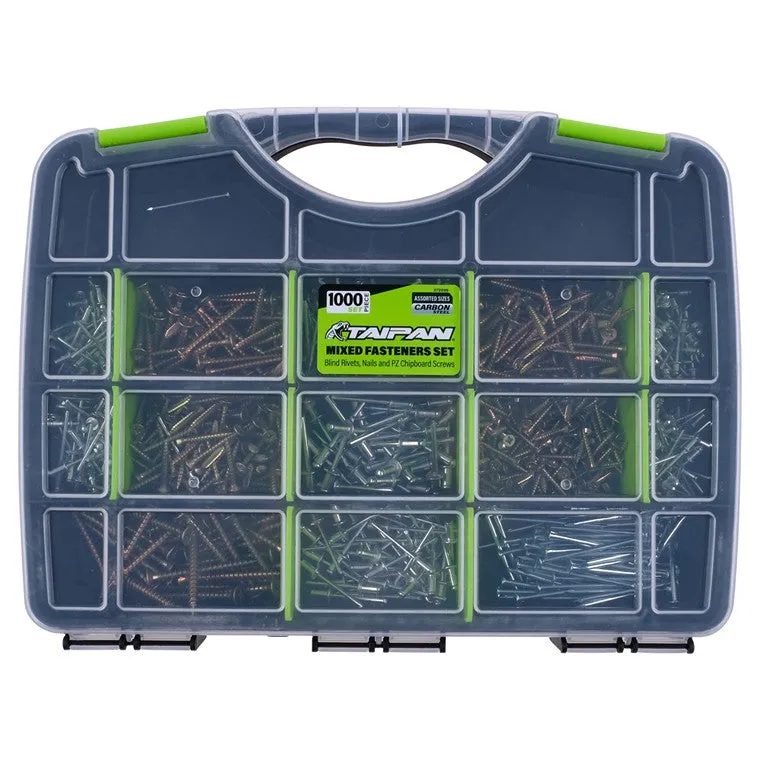 Taipan Mixed Fasteners Set, 1000pces