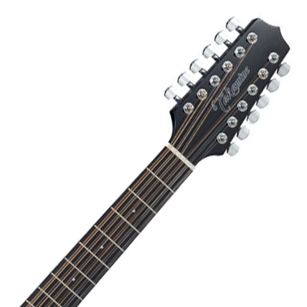 Takamine GD30 Series 12 String Dreadnought AC/EL Guitar with Cutaway in Black Gloss Finish