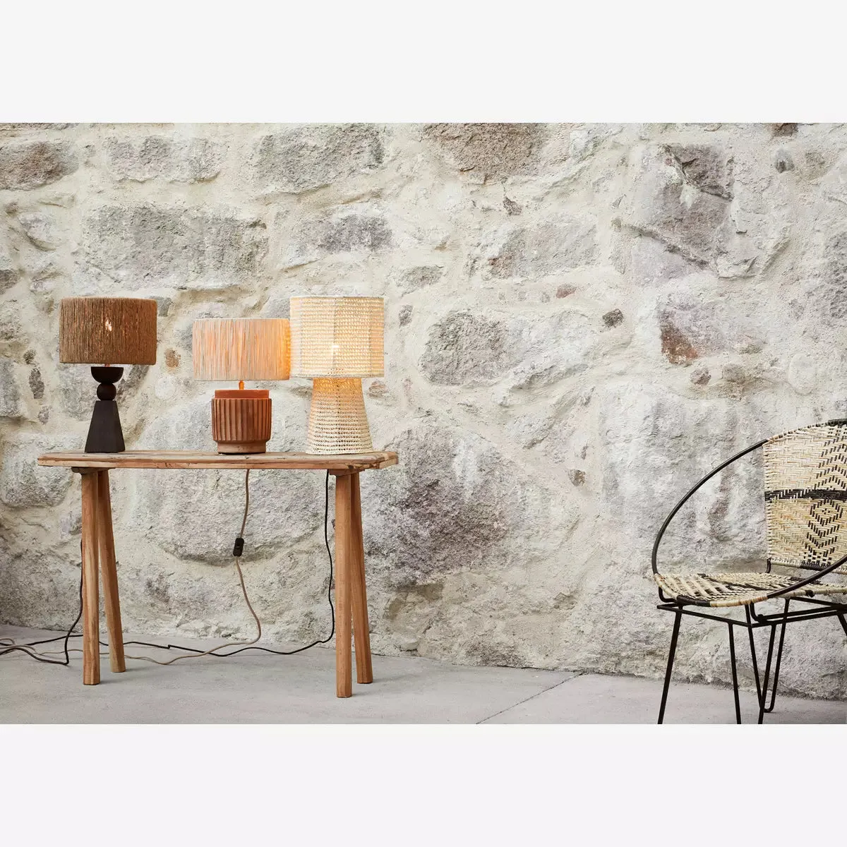 Terracotta Table Lamp