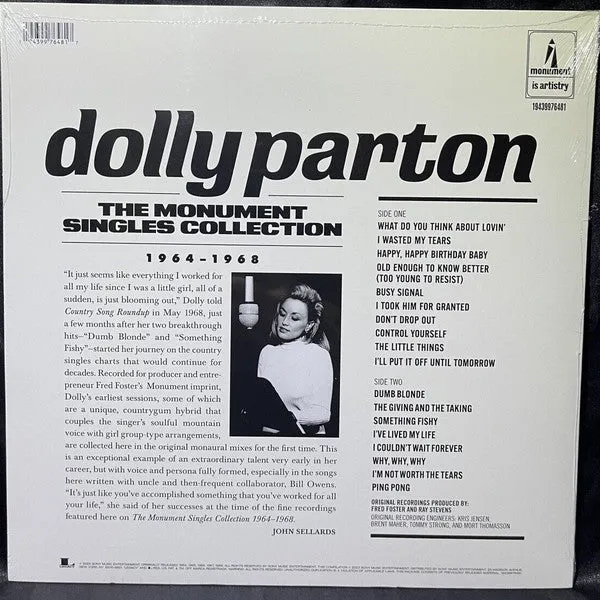 The Monument Singles Collection 1964-1968 RSD