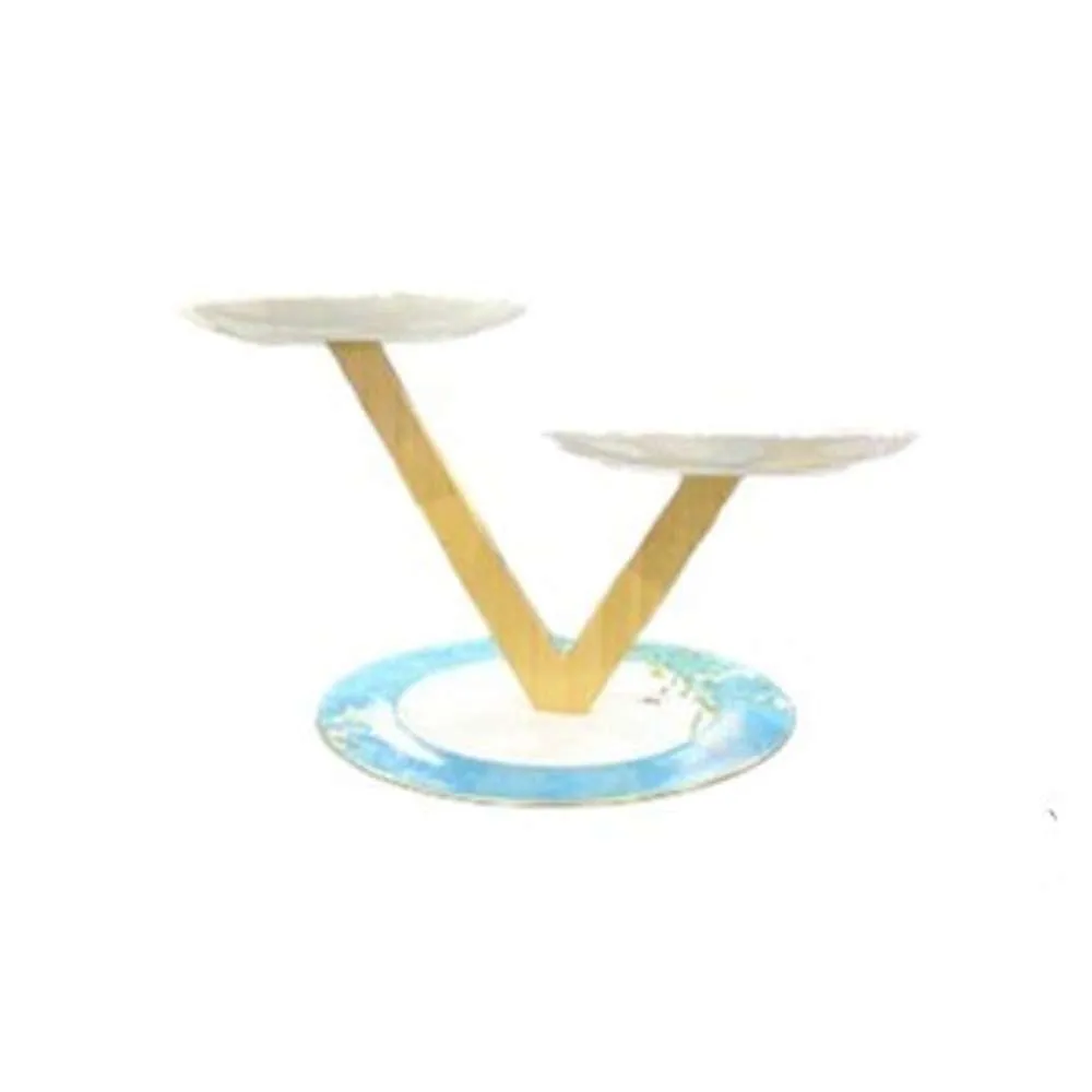Three Double Layer Plate with Holder