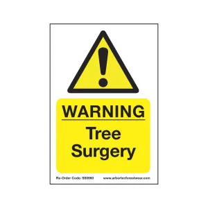 Treehog SS0060 Corex Safety Sign Warning Tree Surgery