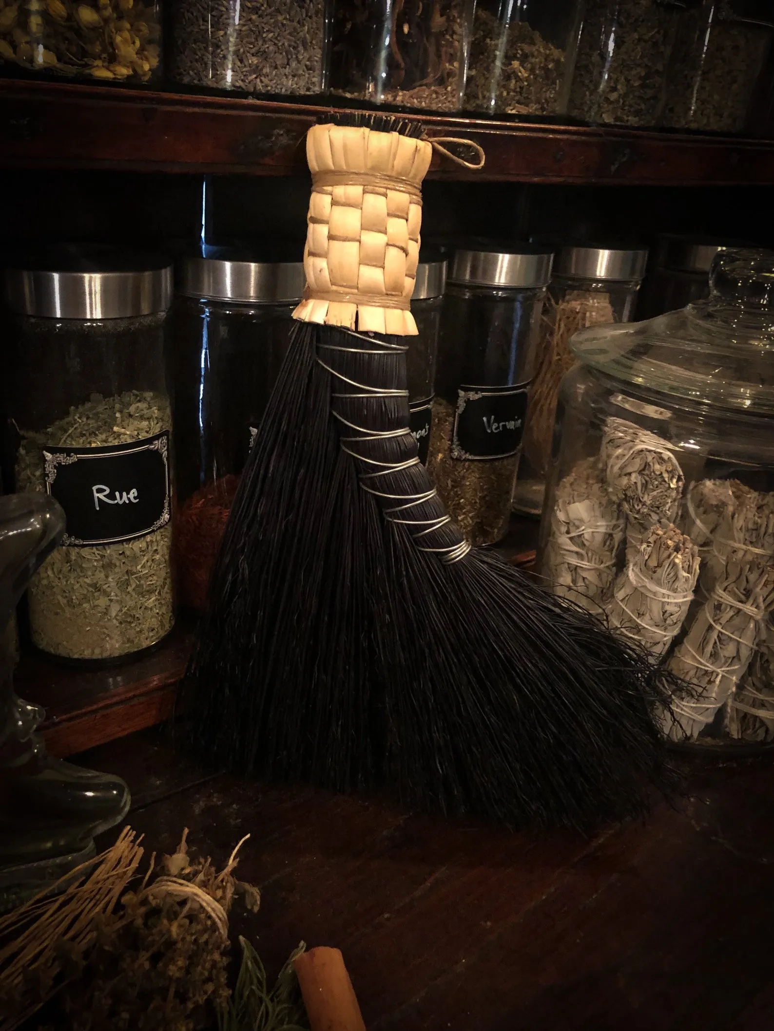 Turkey Wing Traditional Hand Broom