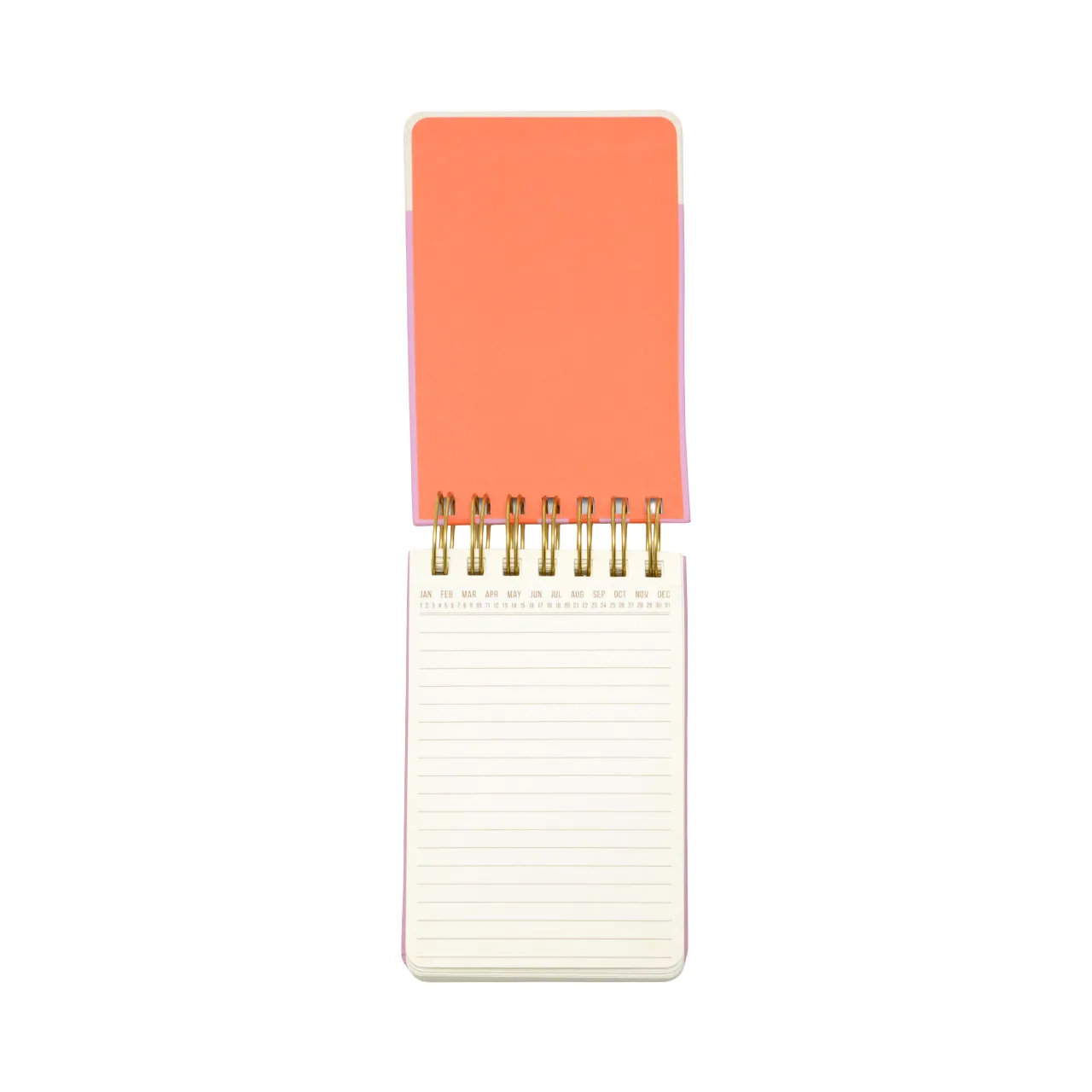Twin Wire 'Notes' Notebook | Pink & Red Stripes