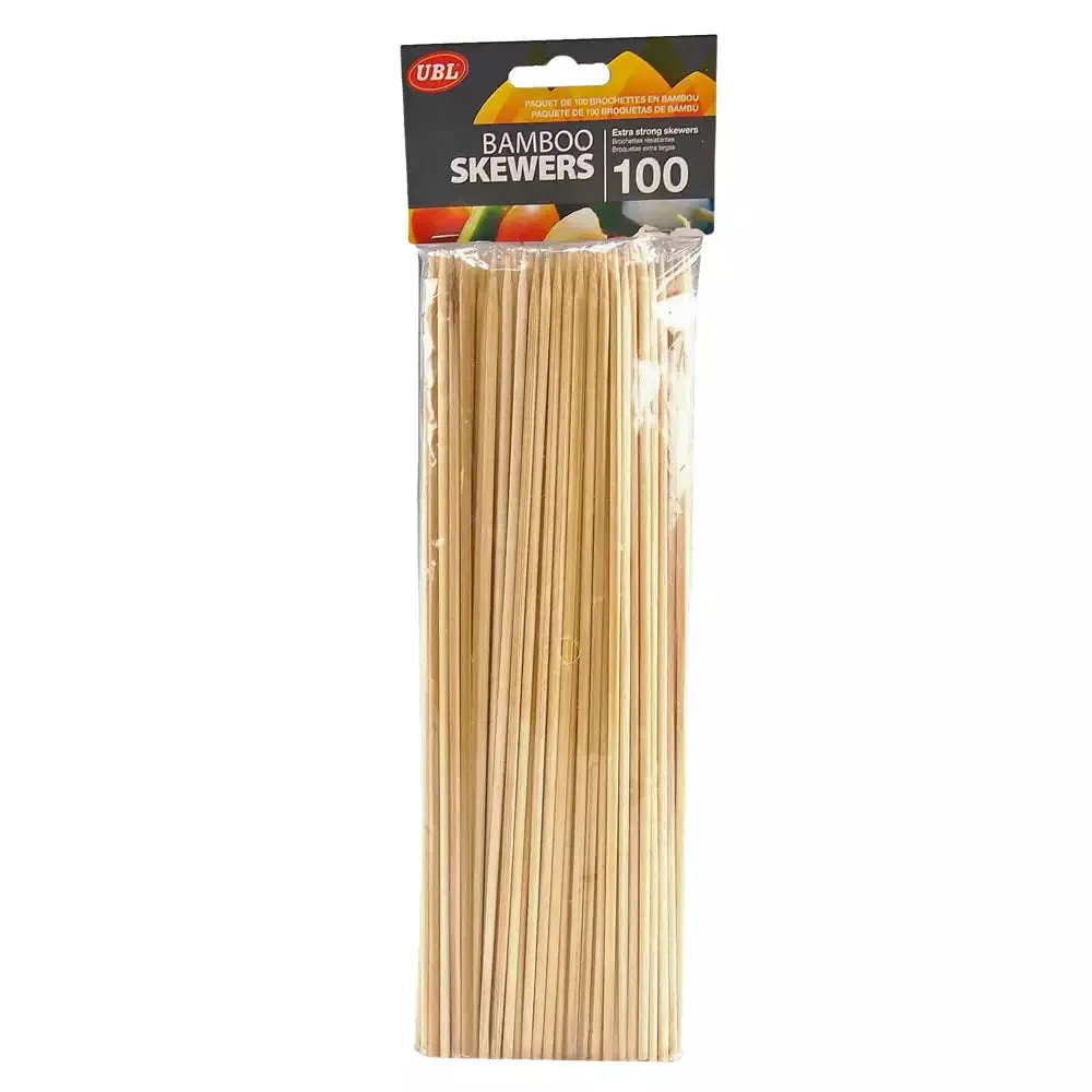 UBL Bamboo Skewers 25cm 100pcs