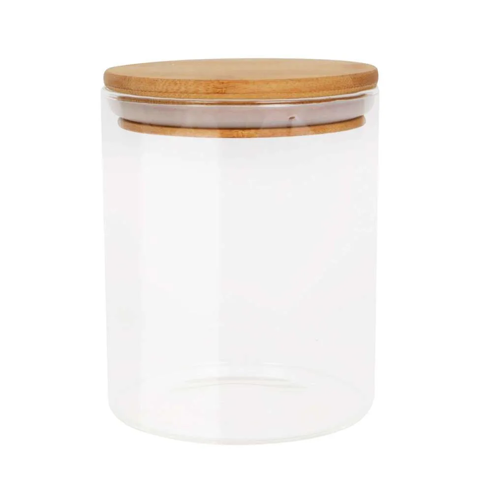 UBL Glass Jar with Bamboo Lid 1.5L #KS1433