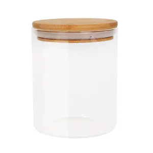 UBL Glass Jar with Bamboo Lid 1.5L #KS1433