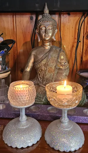 UPCYCLED CANDLE HOLDERS
