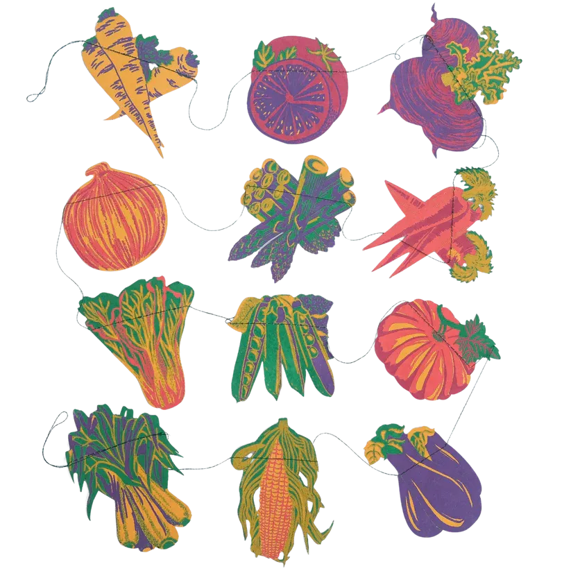 Vegetable Sewn Garland