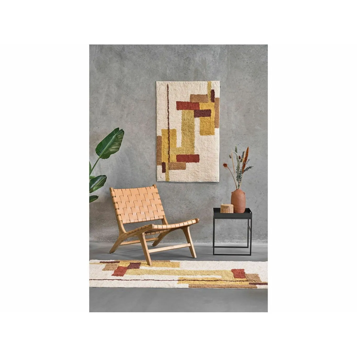 Villa Collection Rug 180x90 Cm, Natural