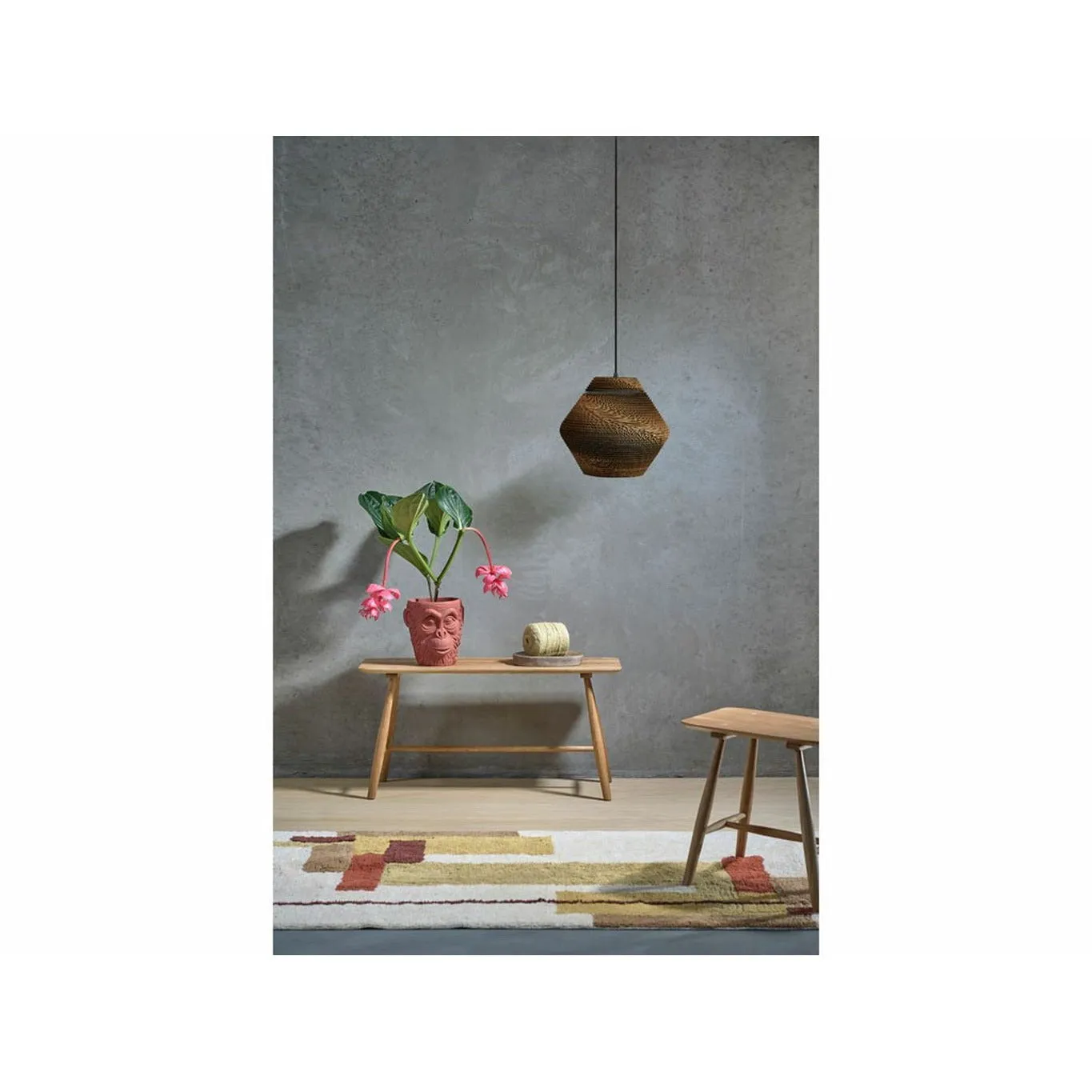 Villa Collection Rug 180x90 Cm, Natural