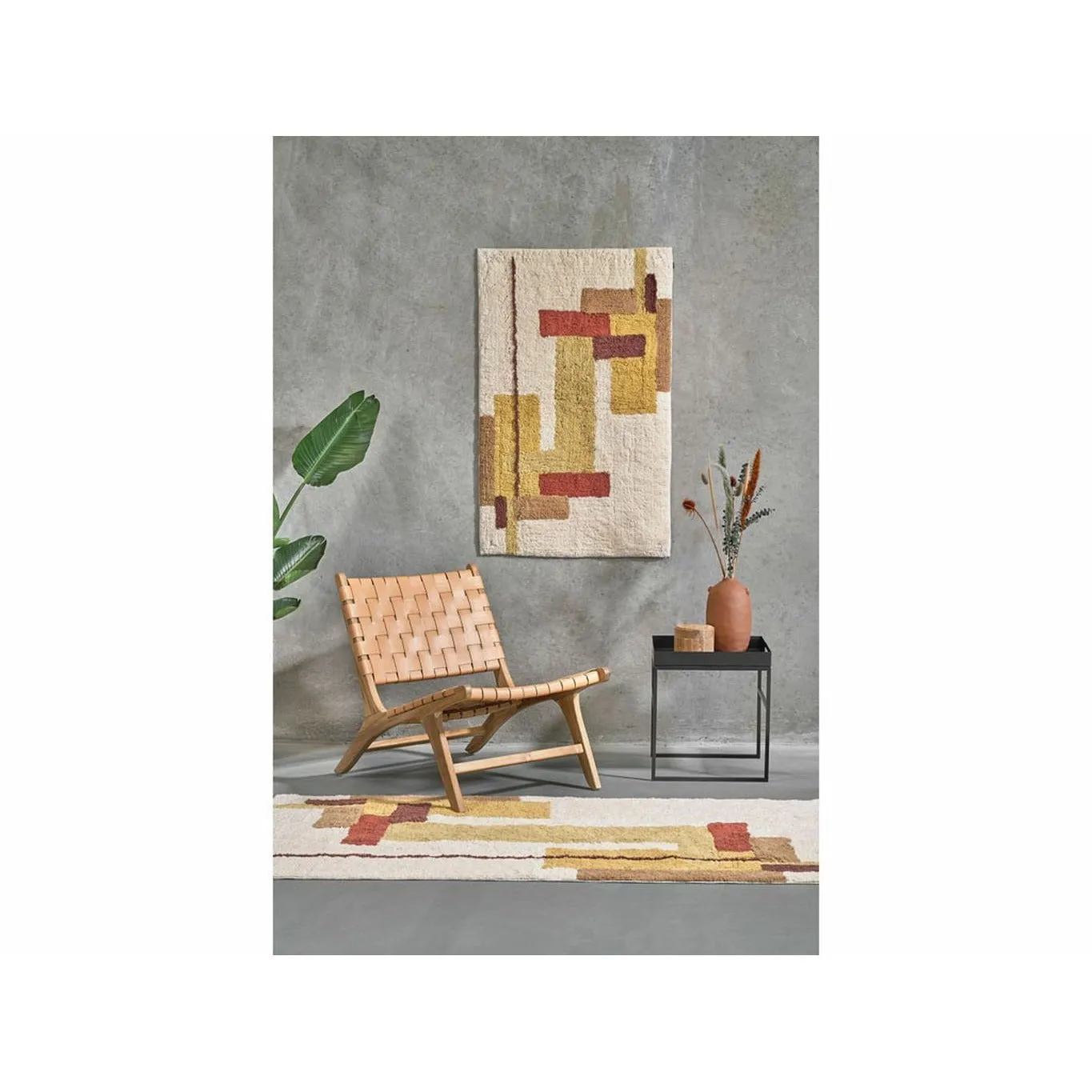 Villa Collection Rug 180x90 Cm, Natural
