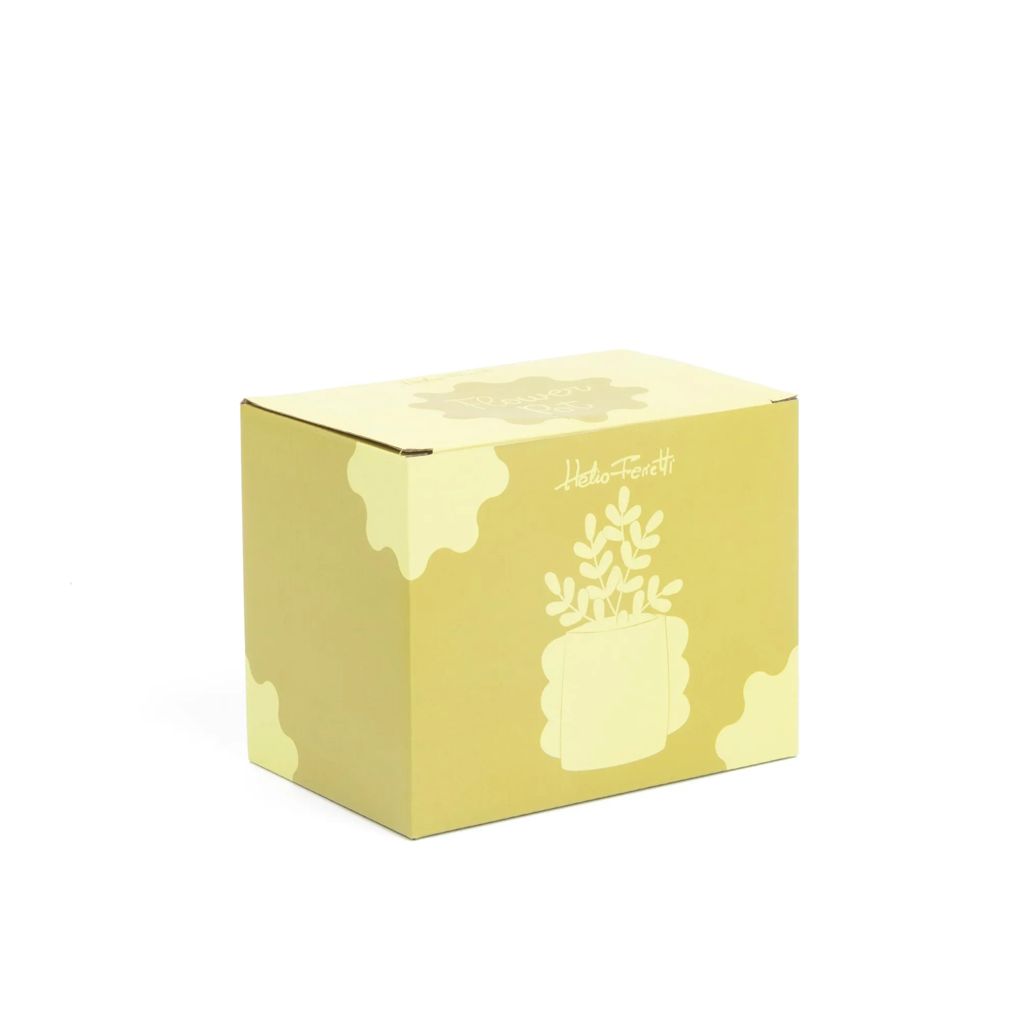 Waves Medium Vase | Yellow | 11cm
