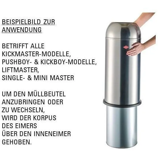 Wesco Kickmaster 33 Litres, Nickel Silver