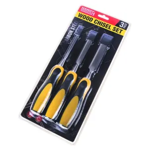 Wood Chisel Set, 3pce