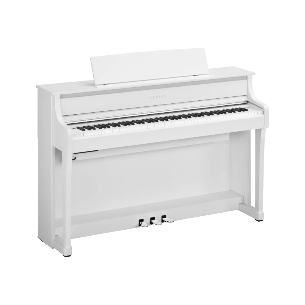 Yamaha CLP875WH Clavinova Digital Piano - White Finish